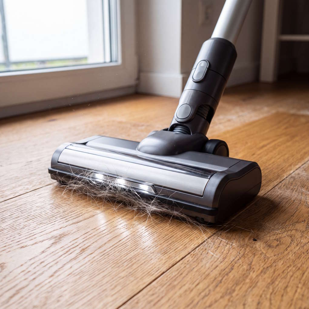 Best Vacuum for Pet Hair - Vacuum Cleaner Picking Up Pet Hair | The List Of