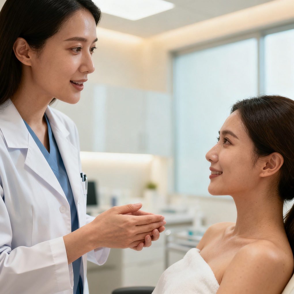 Can Red Light Therapy Cause Cancer - A Healthcare Professional Discussing Wellness Treatment Options And Safety Guidelines With A Patient In A Doctor's Office | The List Of